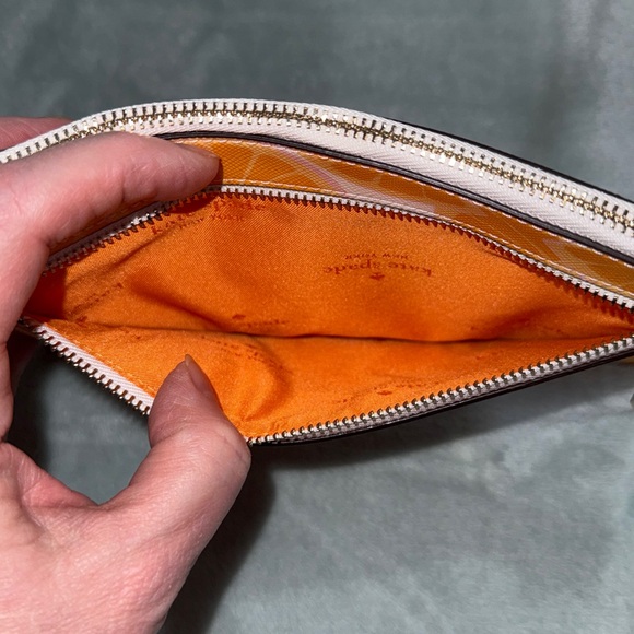 kate spade Orange Toss Wristlet
